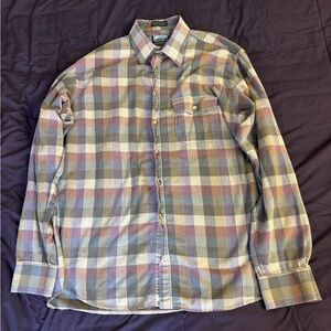 Vintage Fieldmaster Men’s Flannel Button Up Shirt Tailored Large Tall
